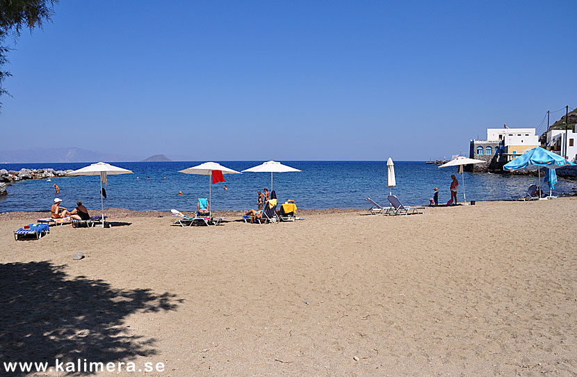 Bystranden i Mandraki på Nisyros.