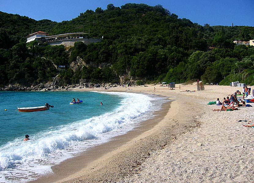 Sarakiniko beach utanför Parga.