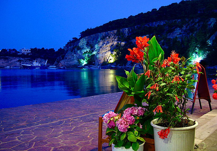 Taverna i Patitiri på Alonissos.