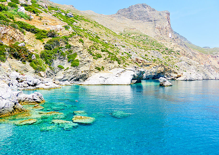 Agia Anna är min absoluta favorit för snorkling i Grekland. 