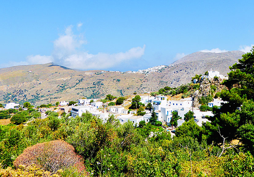 Lagada, ovanför Aegiali, är en av de finaste byarna på Amorgos.