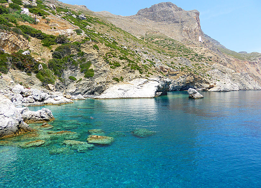 Agia Anna beach på Amorgos