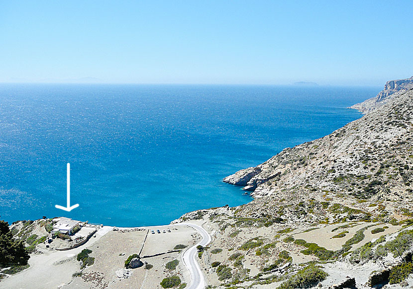 Taverna Mouros vid Mouros beach har otroligt vackert utsikt över havet, bra mat och trevlig personal. 