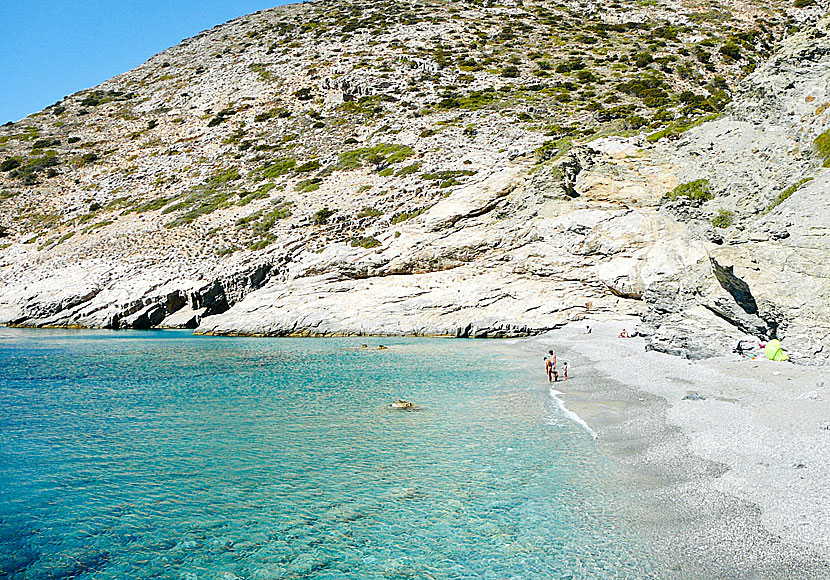 Mouros beach på Amorgos.