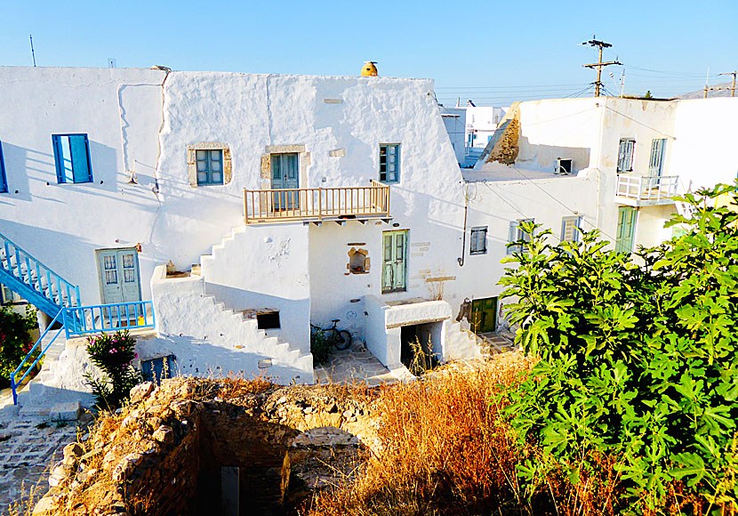 Kastro i Chora på Antiparos i Kykladerna.