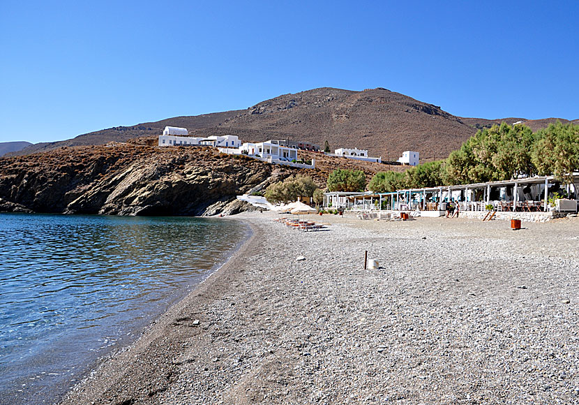 Livadia beach är Astypaleas finaste strand 