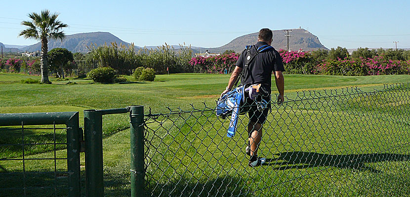 The Crete Golf Club nära Heraklion på Kreta.