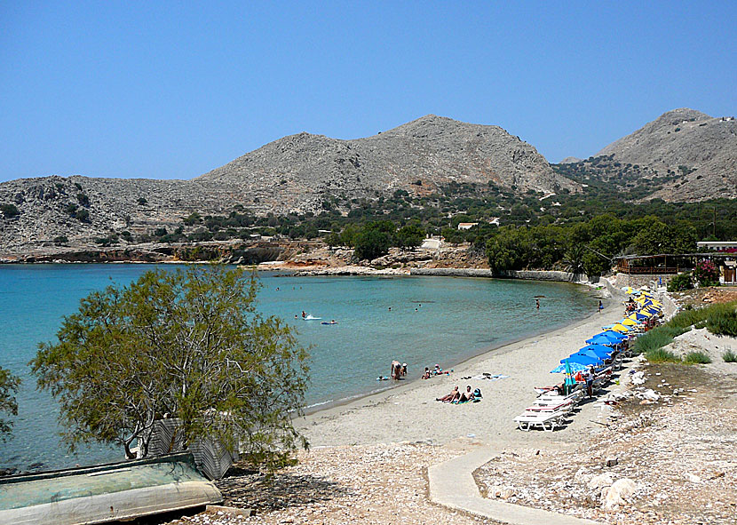 Pondamos beach på Chalki.