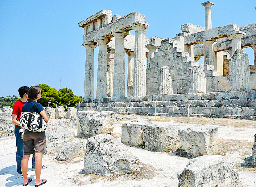 Temple of Aphaia är ganska likt Parthenon i på Akropolis i Aten.