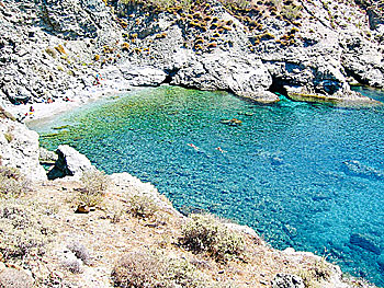 Ambeli beach på Folegandros. 