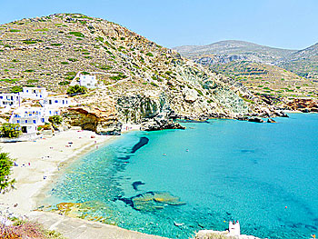 Angali beach på Folegandros. 