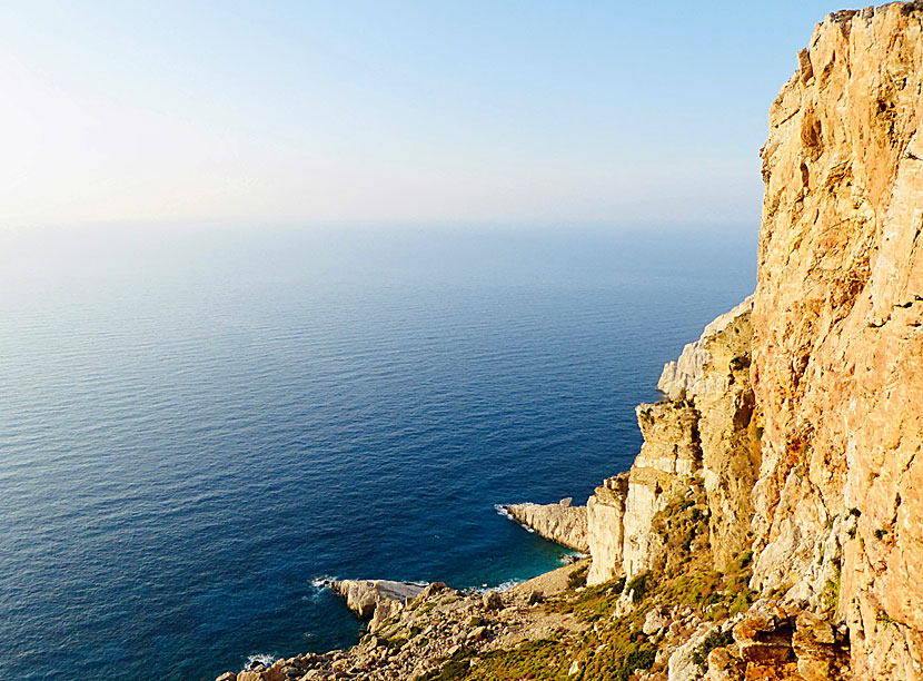 Chrisospilia Cave på Folegandros i Grekland.