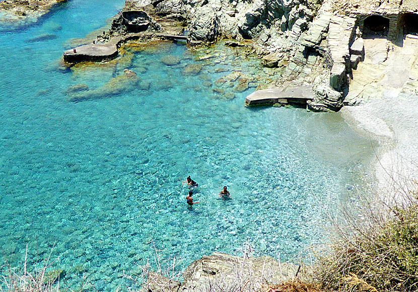 Galifos beach på Folegandros.