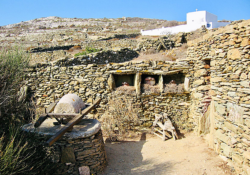 Folkmuseum på Folegandros i Grekland.