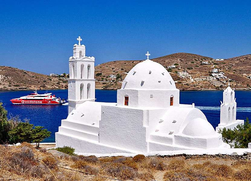 Agia Irini church. Ios. Greece.