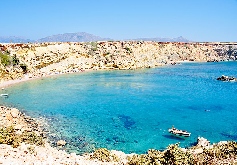 Karpathos bästa stränder. Agios Theodoros beach.