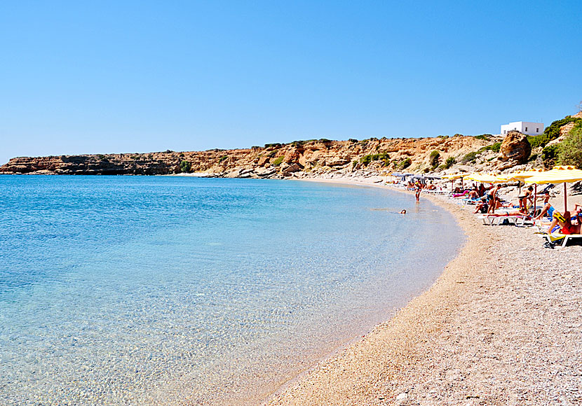 Karpathos bästa stränder. Christou Pigadi beach.  