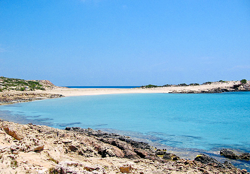 Karpathos bästa stränder. Diakofti beach.  