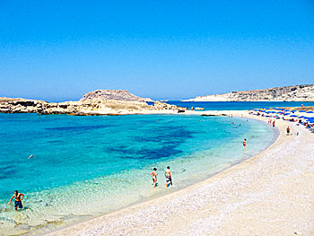 Lefkos beach på Karpathos.