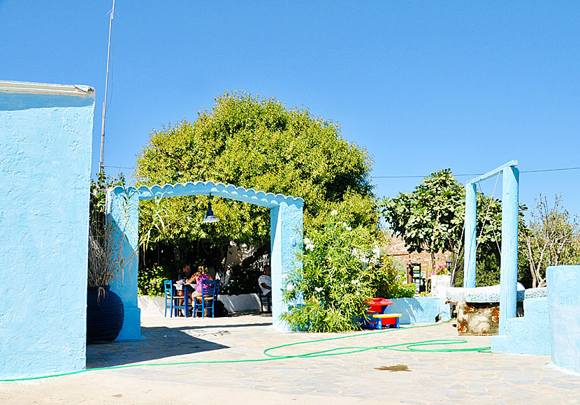 Taverna Kali Limni ovanför Volada på Karpathos.