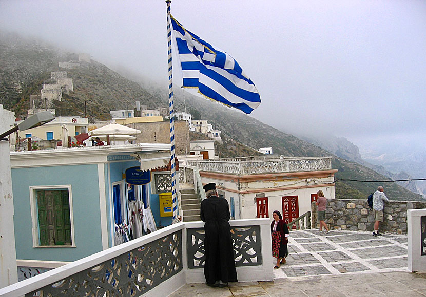 Från Olympos på Karpathos börjar många vandringar, bland annat till Avlona.