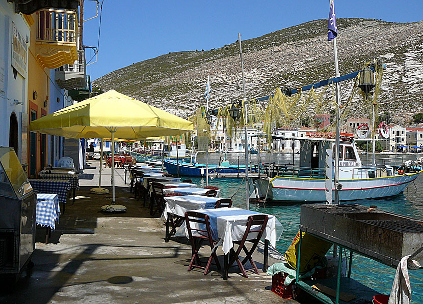 Restaurant Little Paris på Kastelorizo.