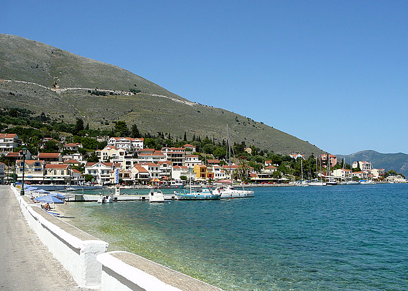 Agia Efimia beach på Kefalonia