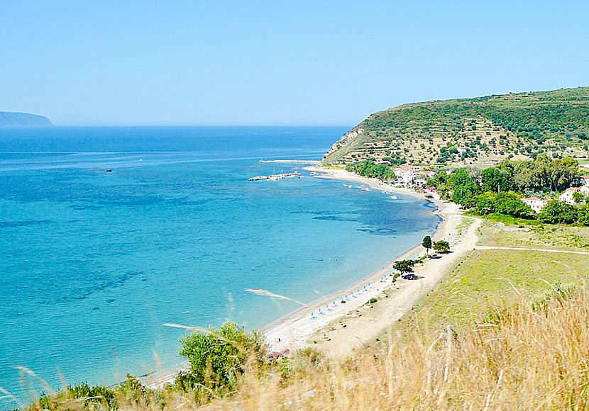 Kato Katelios beach på Kefalonia i Grekland.