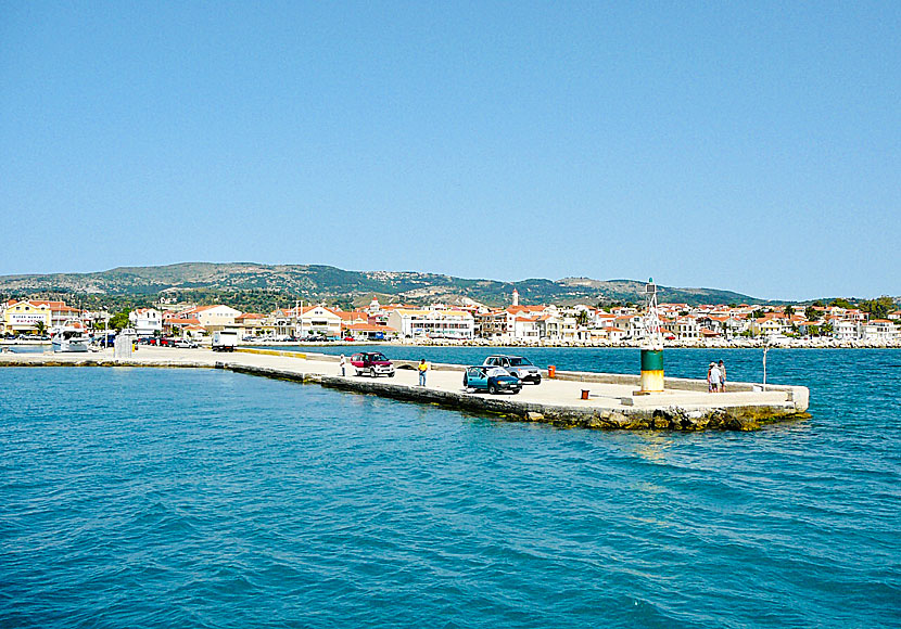 Hamnen i Lixouri på Kefalonia.