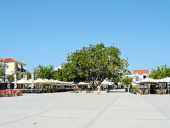 Byn Lixouri på Kefalonia.