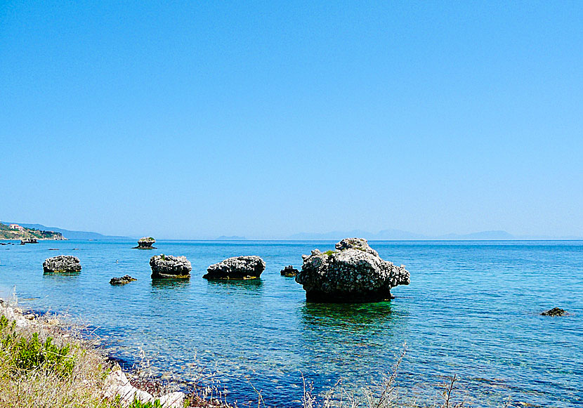 Snorkla på Kefalonia i Grekland.