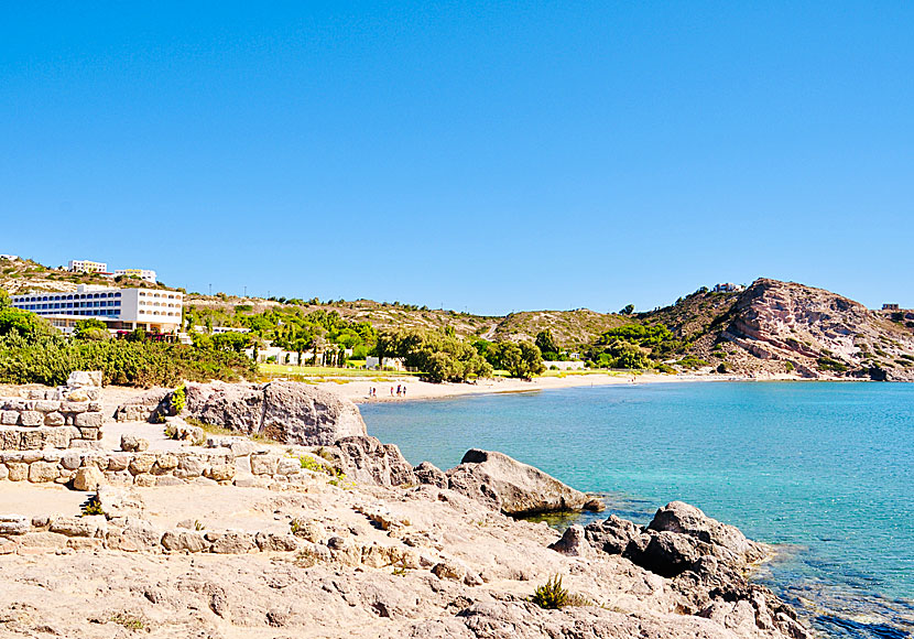 Hotell vid Agios Stefanos beach på Kos.