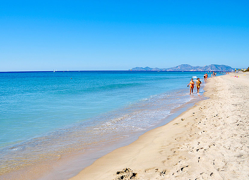 Kos bästa stränder. Helona beach.