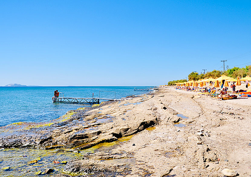 Kos bästa stränder. Lagas beach.