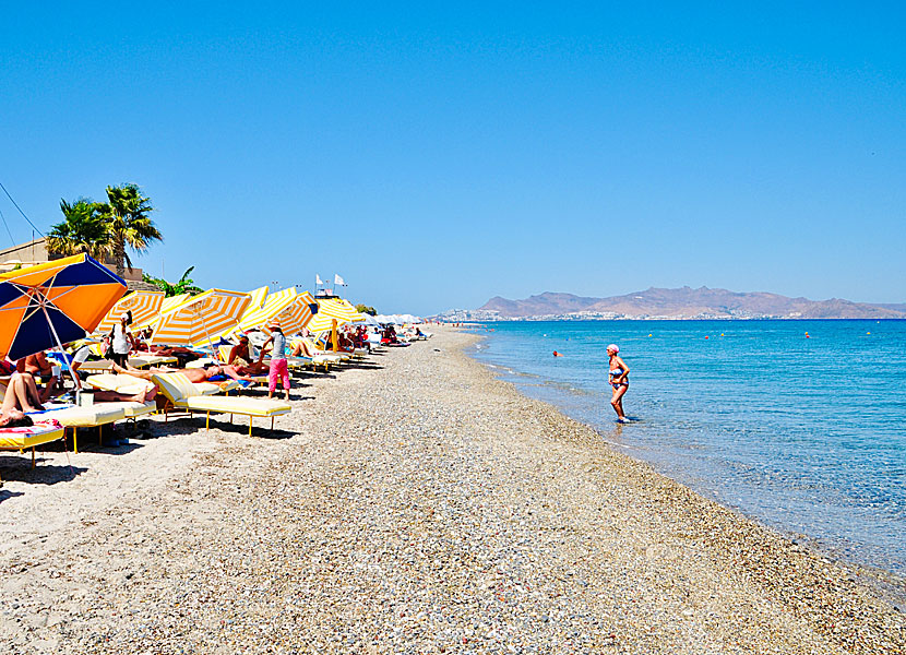 Om du åker charter till Kos stad är Lambi beach den bästa stranden.