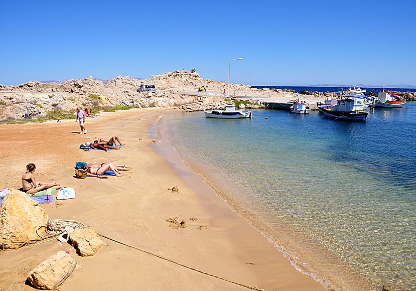 Limnionas beach norr om Kefalos på Kos.