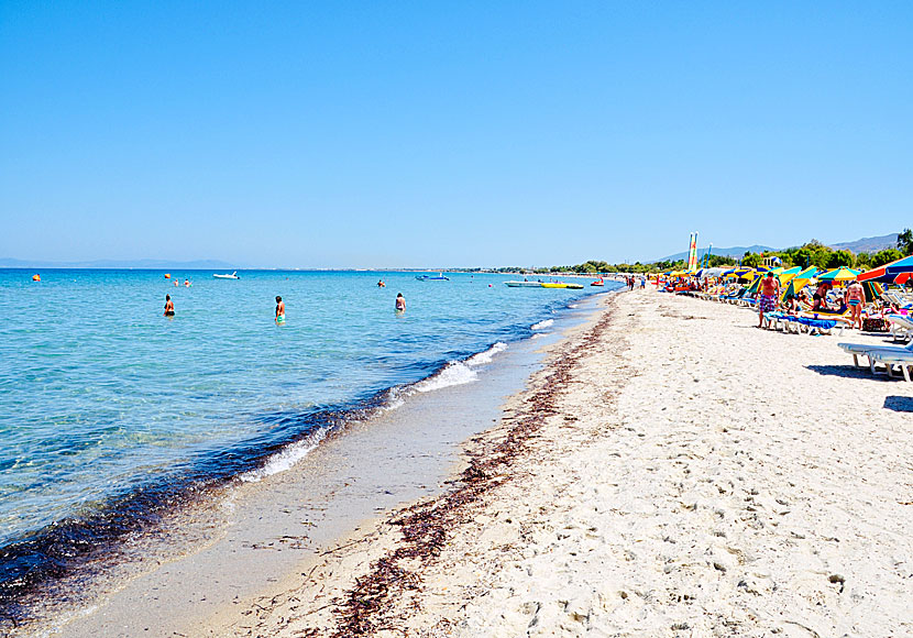 Tigaki beach på Kos i Grekland.