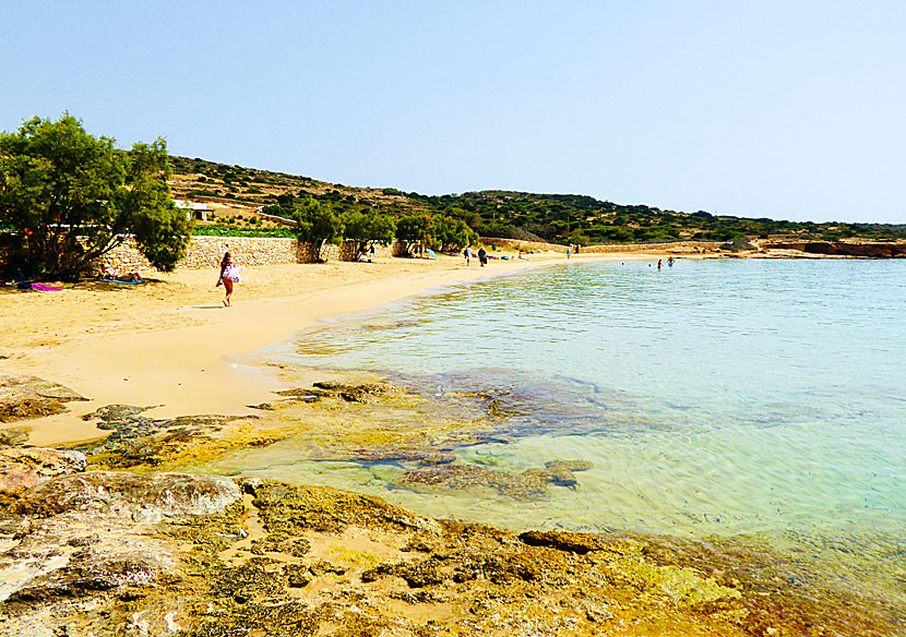 Fanos beach på Koufonissi.