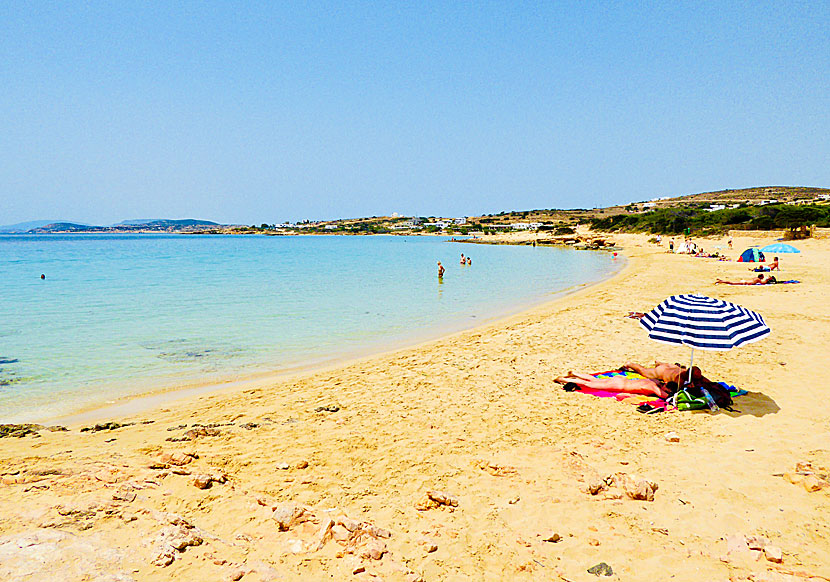 Platia Punta är den officiella nudiststranden på Koufonissi.