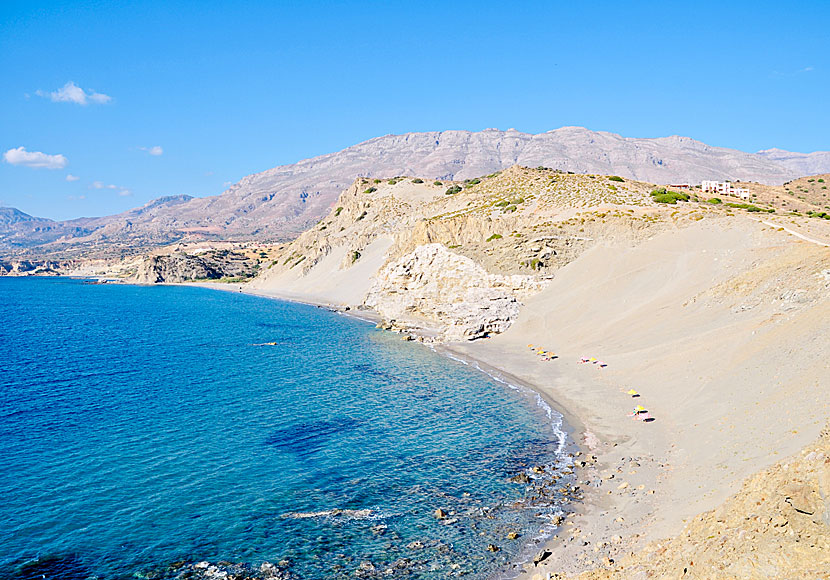 Big beach i Agios Pavlos på södra Kreta.