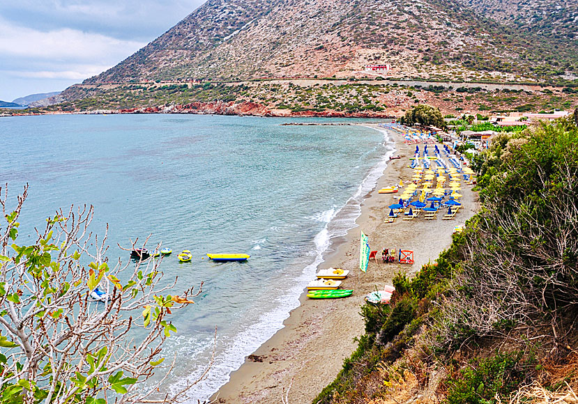 Bali beach på norra Kreta.