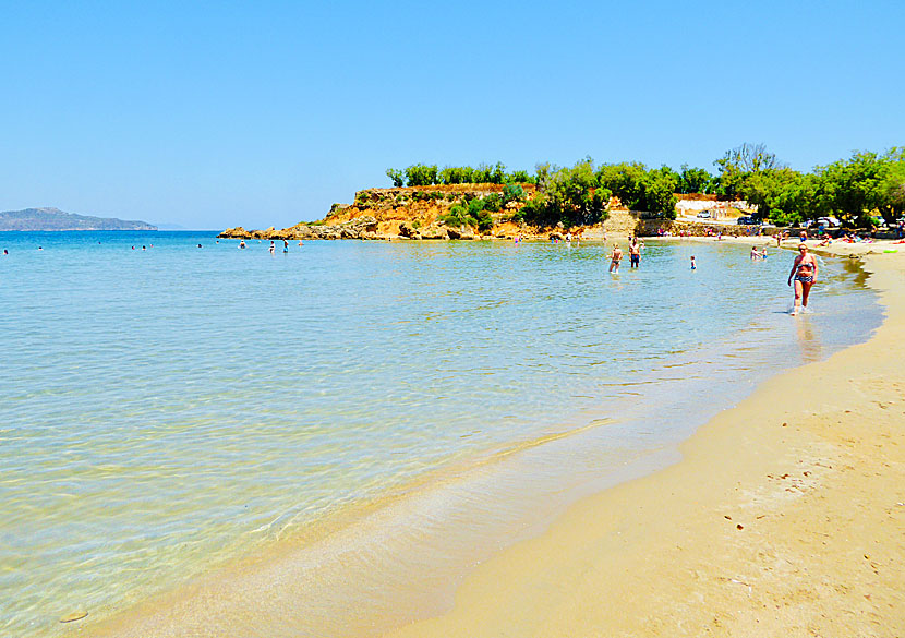 Agii Apostoli beach i Chania på Kreta.