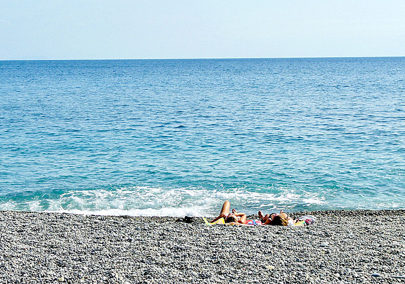 Anidri beach nära Paleochora på Kreta.