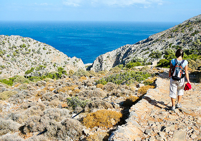 Katholiko beach på Akrotirihalvön öster om Chania på Kreta.