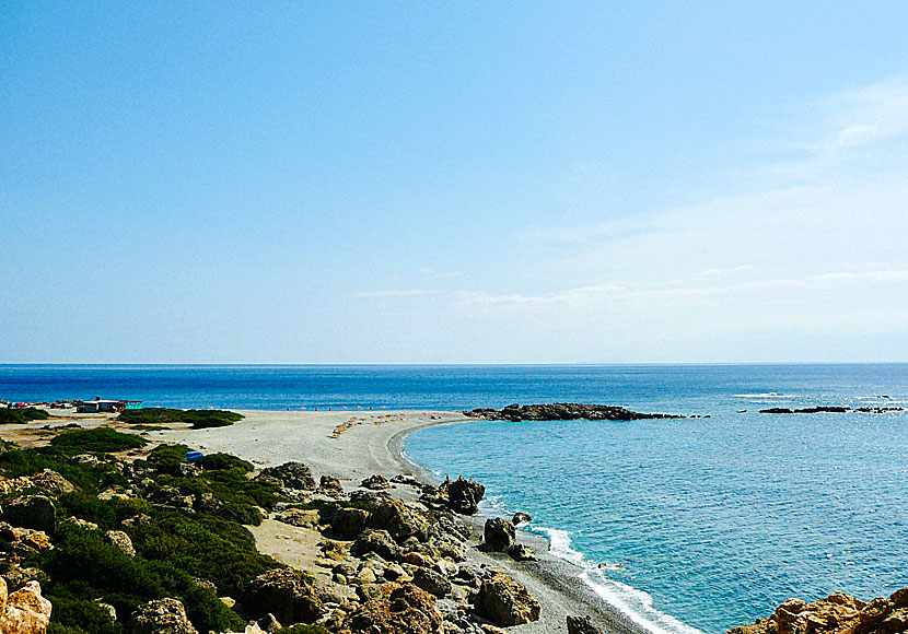 Gialiskari beach i Paleochora på södra Kreta.