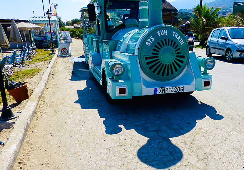 The Little Fun Train i Agia Marina på Kreta.