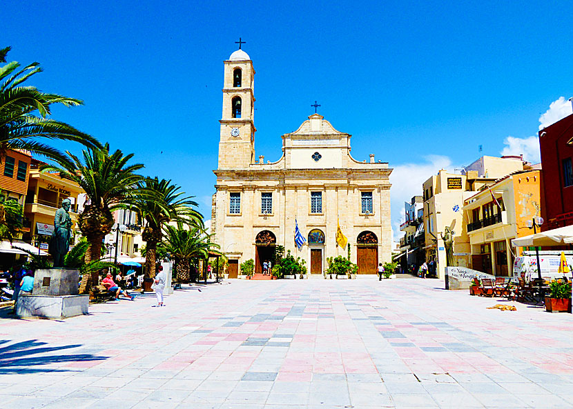 Katedralen Virgin of the Three Martyrs i Chania på Kreta.