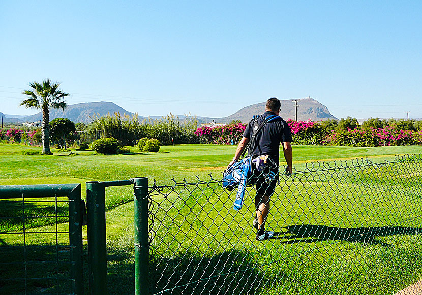 The Crete Golf Club mellan Analipsi och Anissaras nära Heraklion på Kreta.