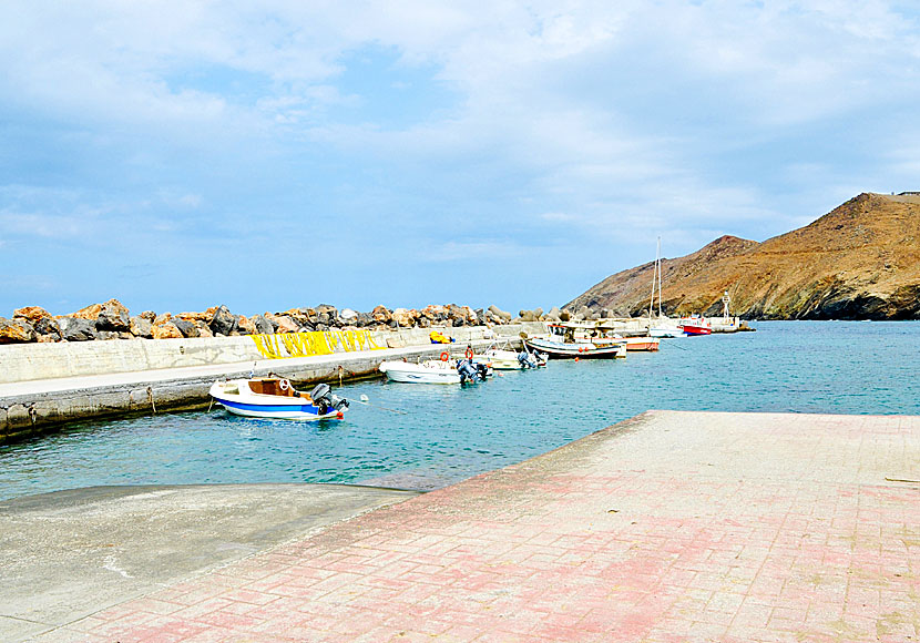 Hamnen i Panormos på Kreta.