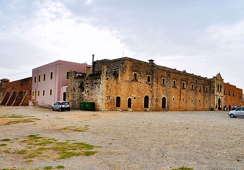 Arkadi Monastery nära Rethymnon på Kreta.